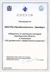 Диплом победителя IV Ежегодного областного конкурса 