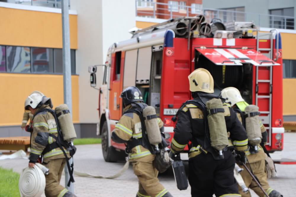 Проведены совместные учения с пожарно-спасательной частью № 4 по охране г. Оренбурга